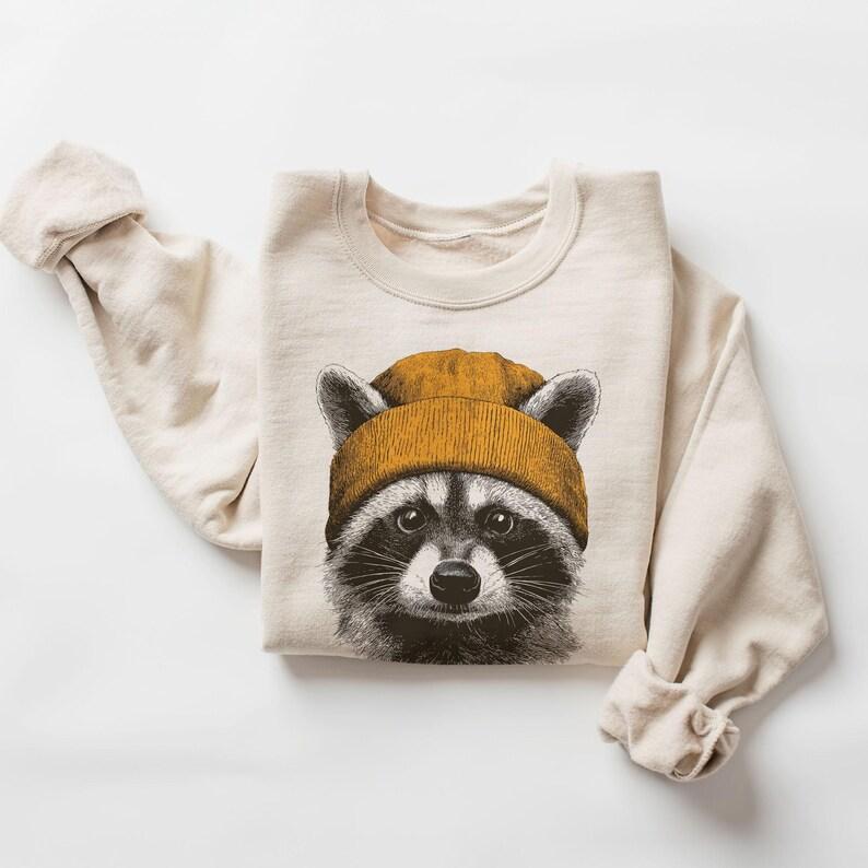 Raccoon Wearing Beanie T-Shirt/Sweatshirt/Hoodie