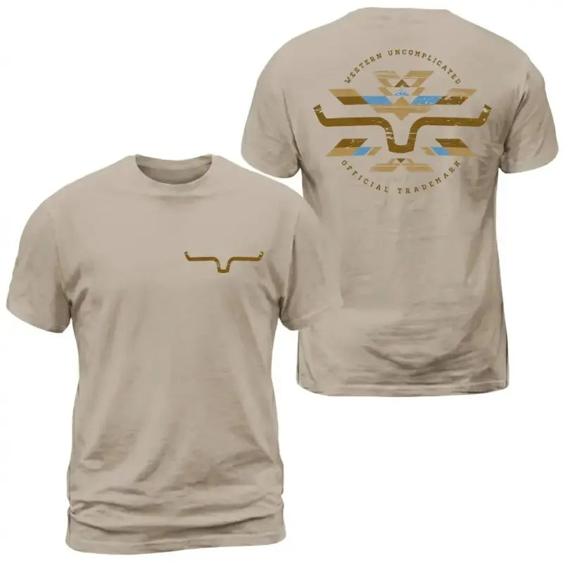 Kimes Ranch Horn Logo Aztec Print Graphic T-Shirt Sweatshirt Hoodie