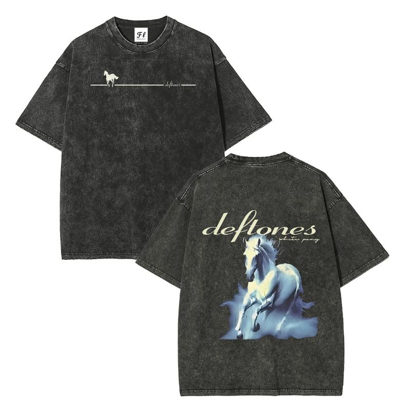 Rock With White Pony T-Shirt Sweatshirt Hoodie
