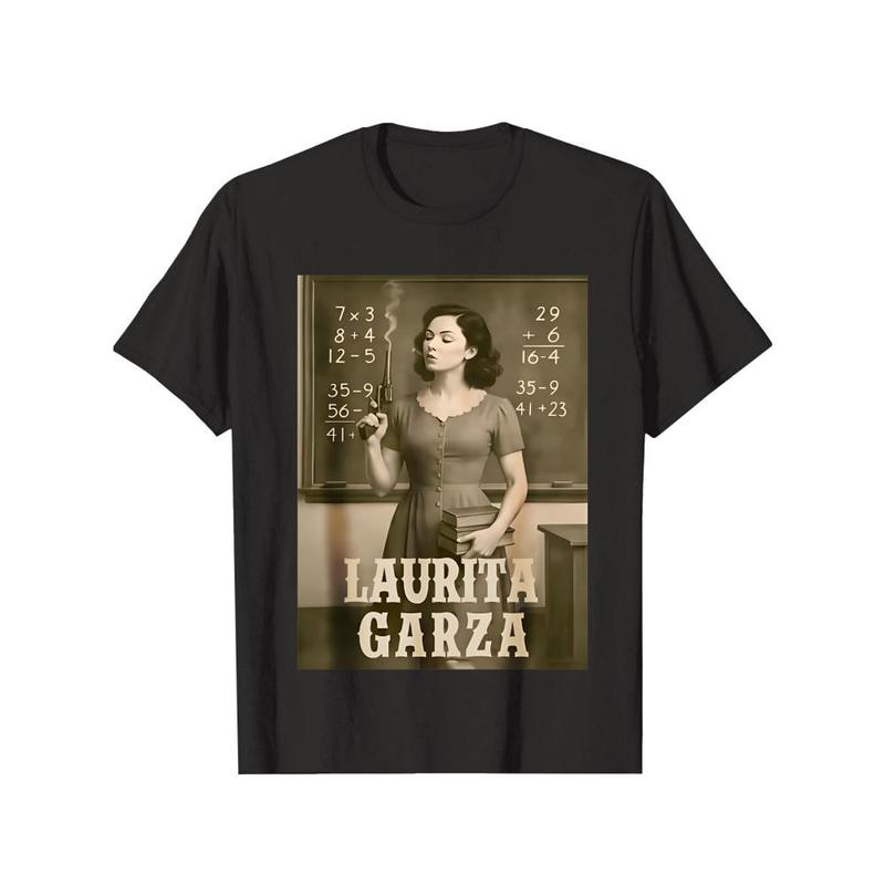 Laurita Garza Vintage Teacher Smoking Math Classroom T-Shirt Sweatshirt Hoodie
