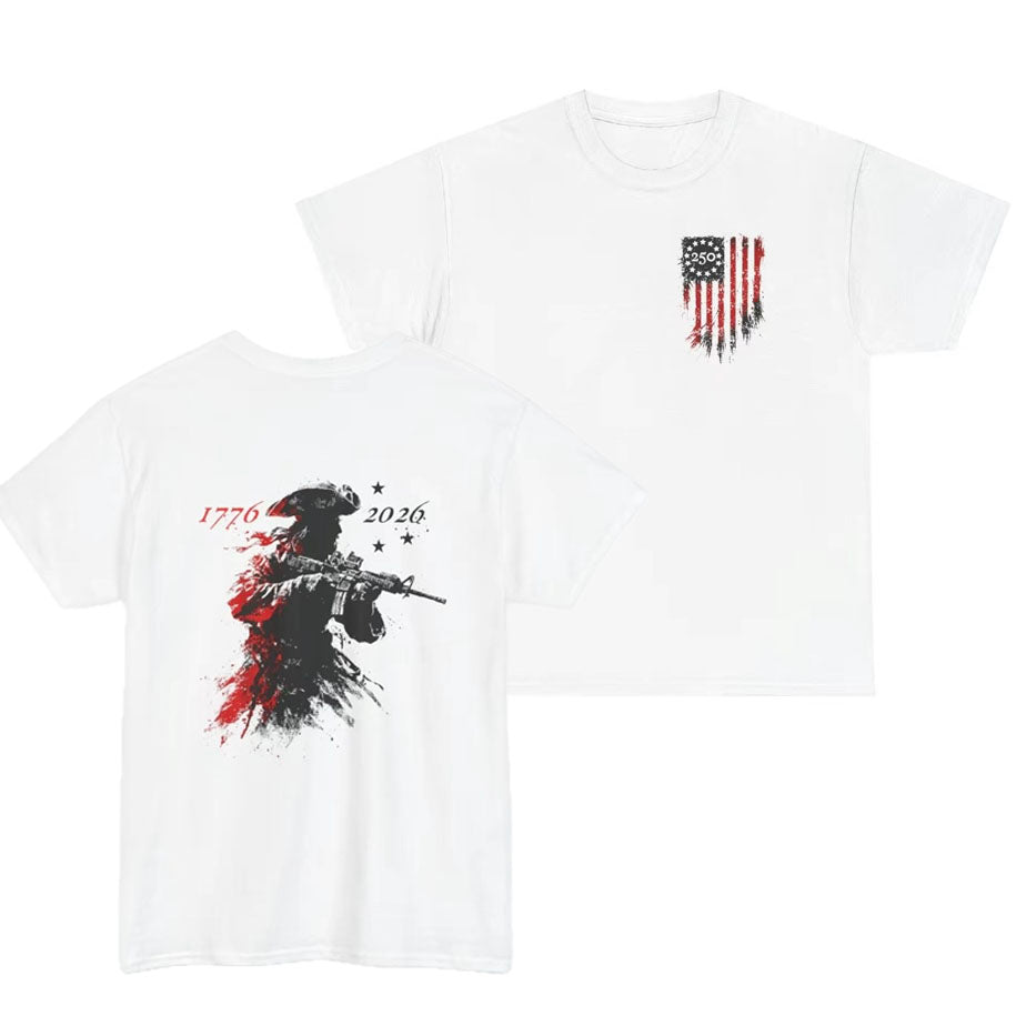250th Anniversary Distressed American Flag T-Shirt Sweatshirt Hoodie