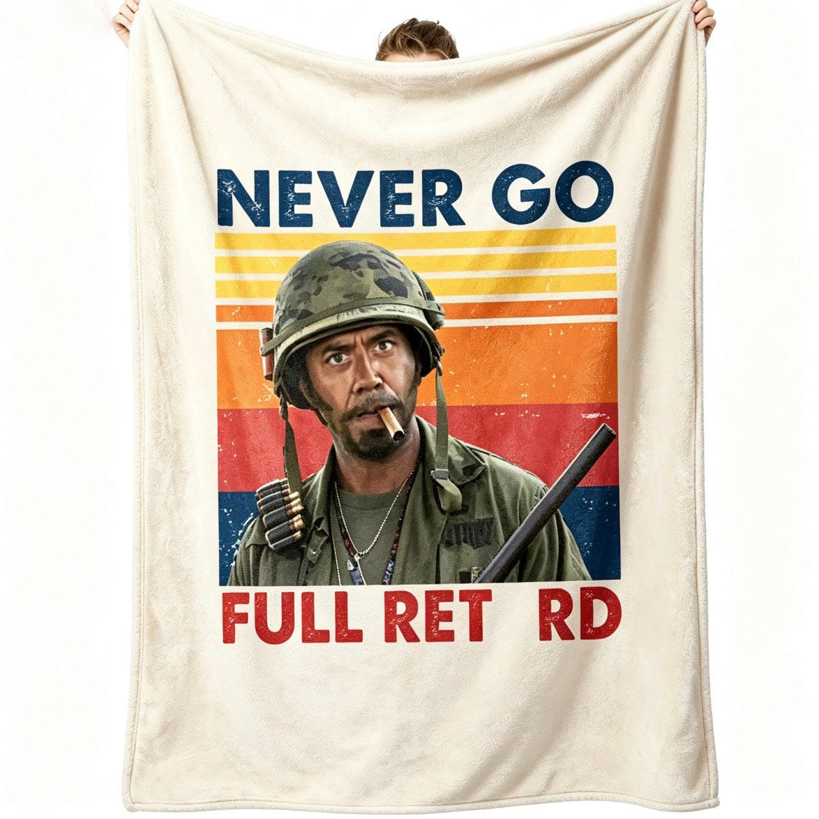 Never Go Full Retard Blanket