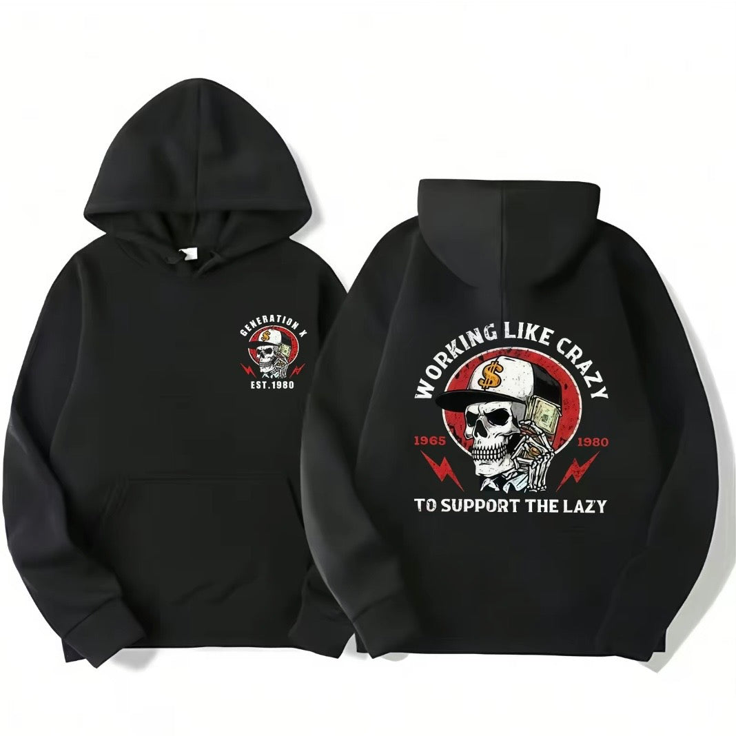 A One Working Like Crazy T-Shirt/Sweatshirt/Hoodie