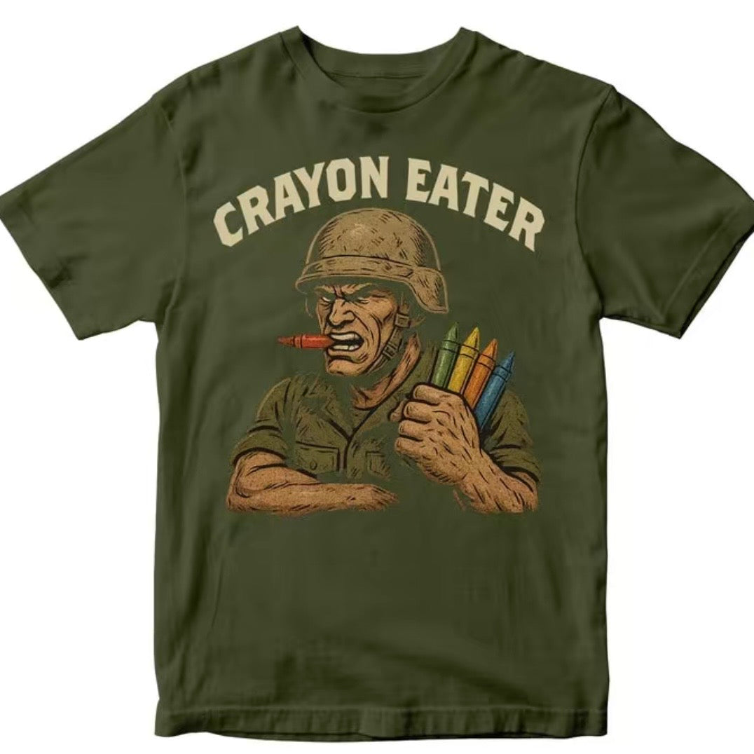 Crayon Eater Funny T-Shirt/Sweatshirt/Hoodie