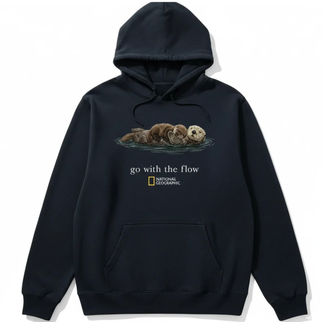 National Geographic "Go with the Flow" T-Shirt Sweatshirt Hoodie