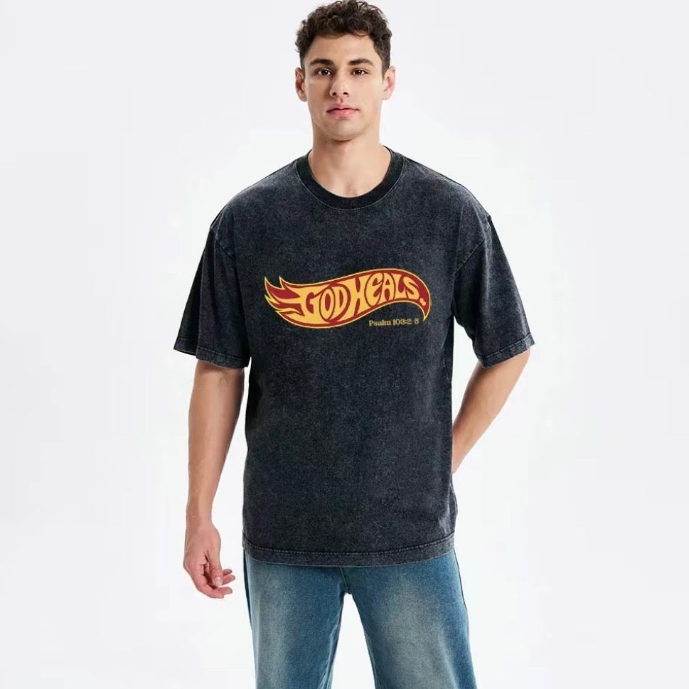 Unisex Christian "God Heals" T-Shirt Sweatshirt Hoodie