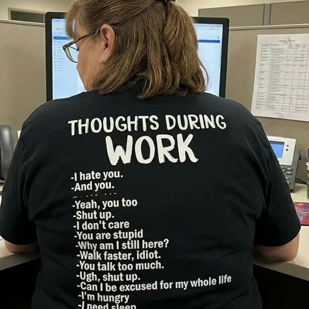 Funny Sarcastic I Hate Work T-Shirt Sweatshirt Hoodie