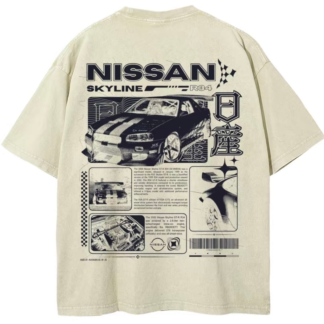 Vintage JDM Sports Car Graphic T-Shirt Sweatshirt Hoodie