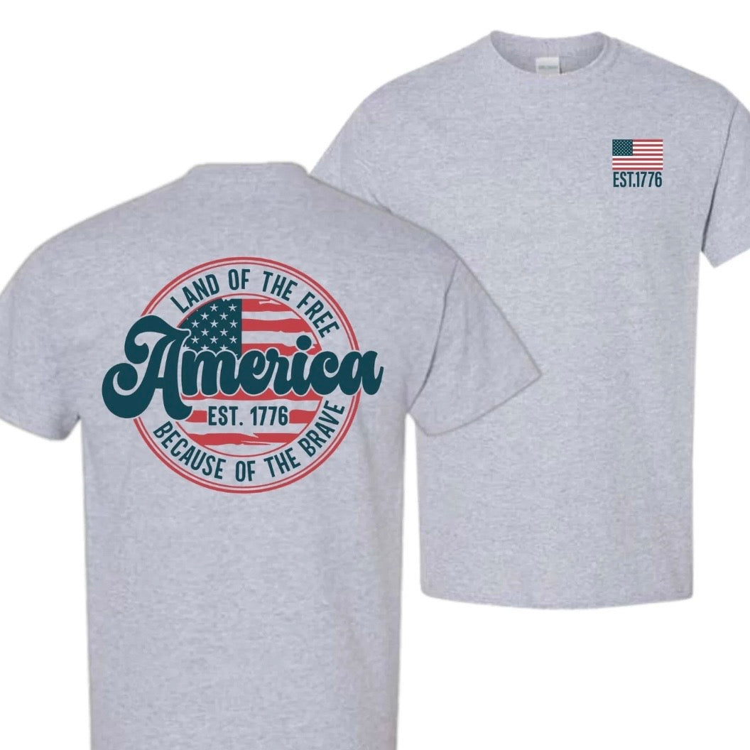 4th Of July America Flag T-Shirt Sweatshirt Hoodie