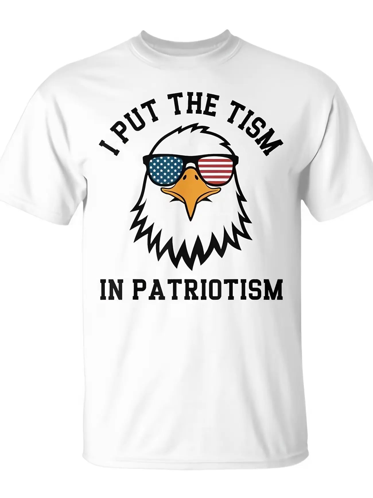 Put The Tism In Patriotism Athletic Eagle T-Shirt Sweatshirt Hoodie