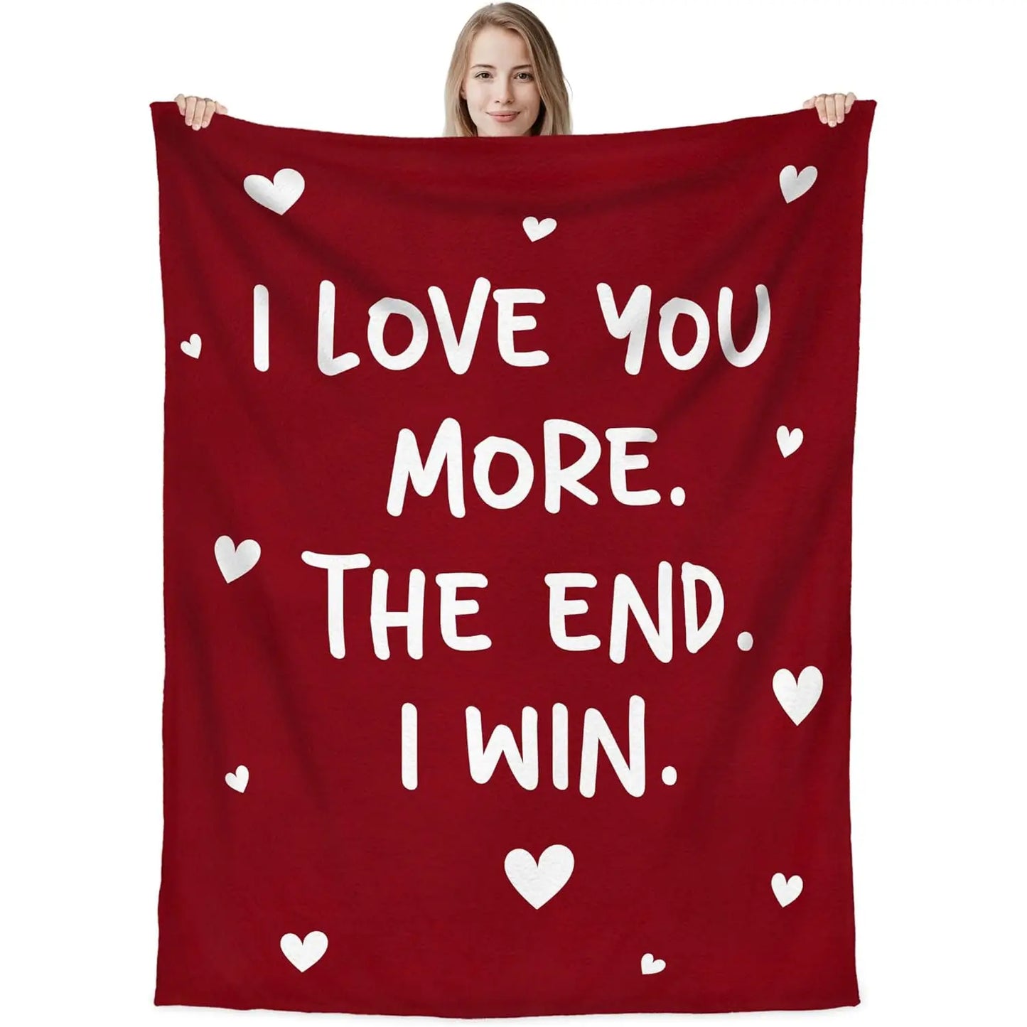 I Love You More Flannel Blanket