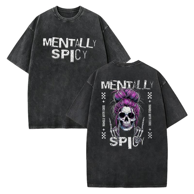 Fiery Soul" Skull — Satirical Dark Humor T-Shirt Sweatshirt Hoodie