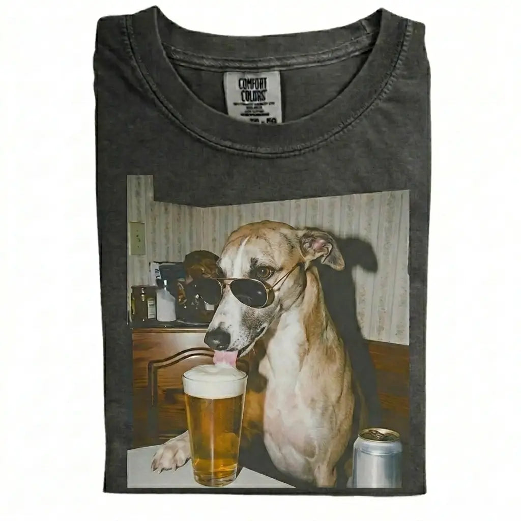 Dog Drinking Beer Meme Gift for Dog Lovers T-Shirt/Sweatshirt/Hoodie