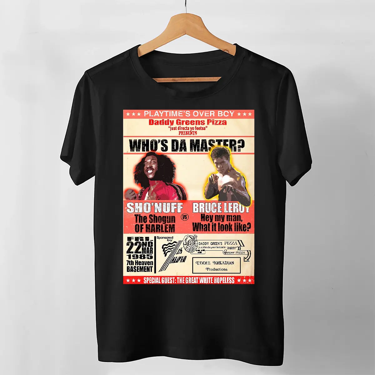 Sho Nuff Bruce Leroy Black T-Shirt/Sweatshirt/Hoodie