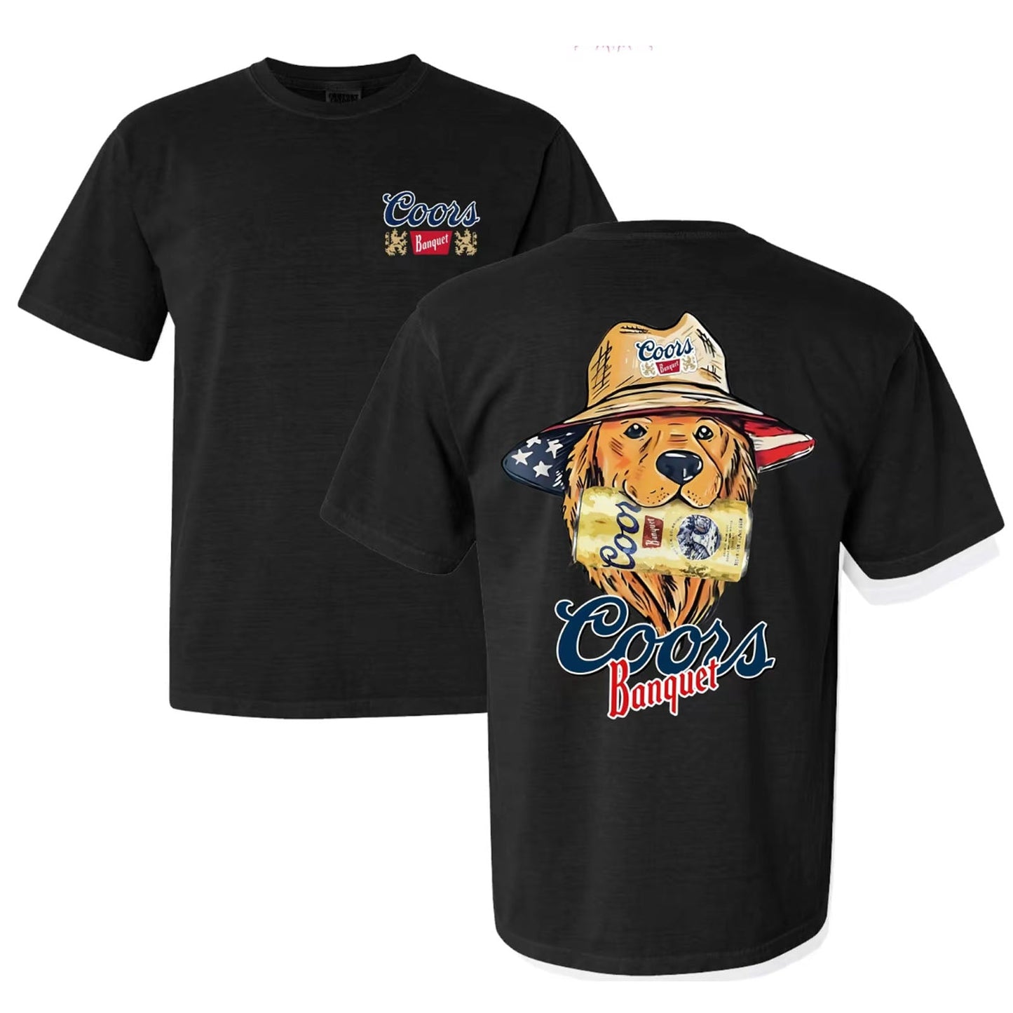Dog Hunting Coors Beer Two-sided T-Shirt/Sweatshirt/Hoodie