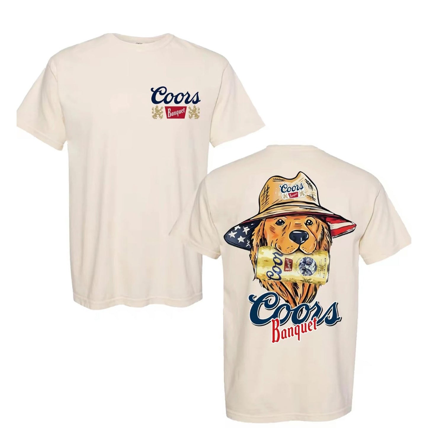 Dog Hunting Coors Beer Two-sided T-Shirt/Sweatshirt/Hoodie