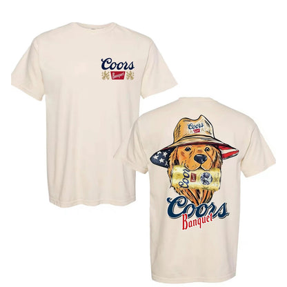 Dog Hunting Coors Beer Two-sided T-Shirt/Sweatshirt/Hoodie