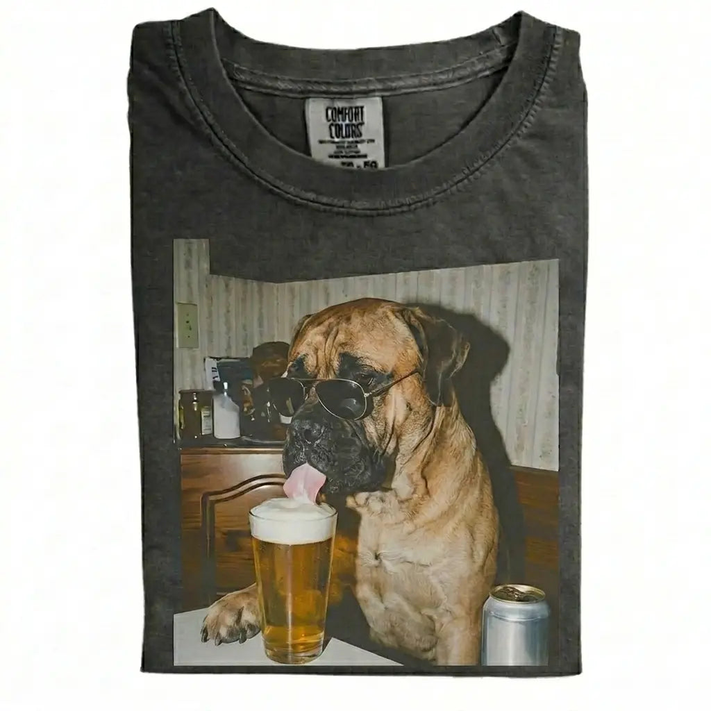 Dog Drinking Beer Meme Gift for Dog Lovers T-Shirt/Sweatshirt/Hoodie