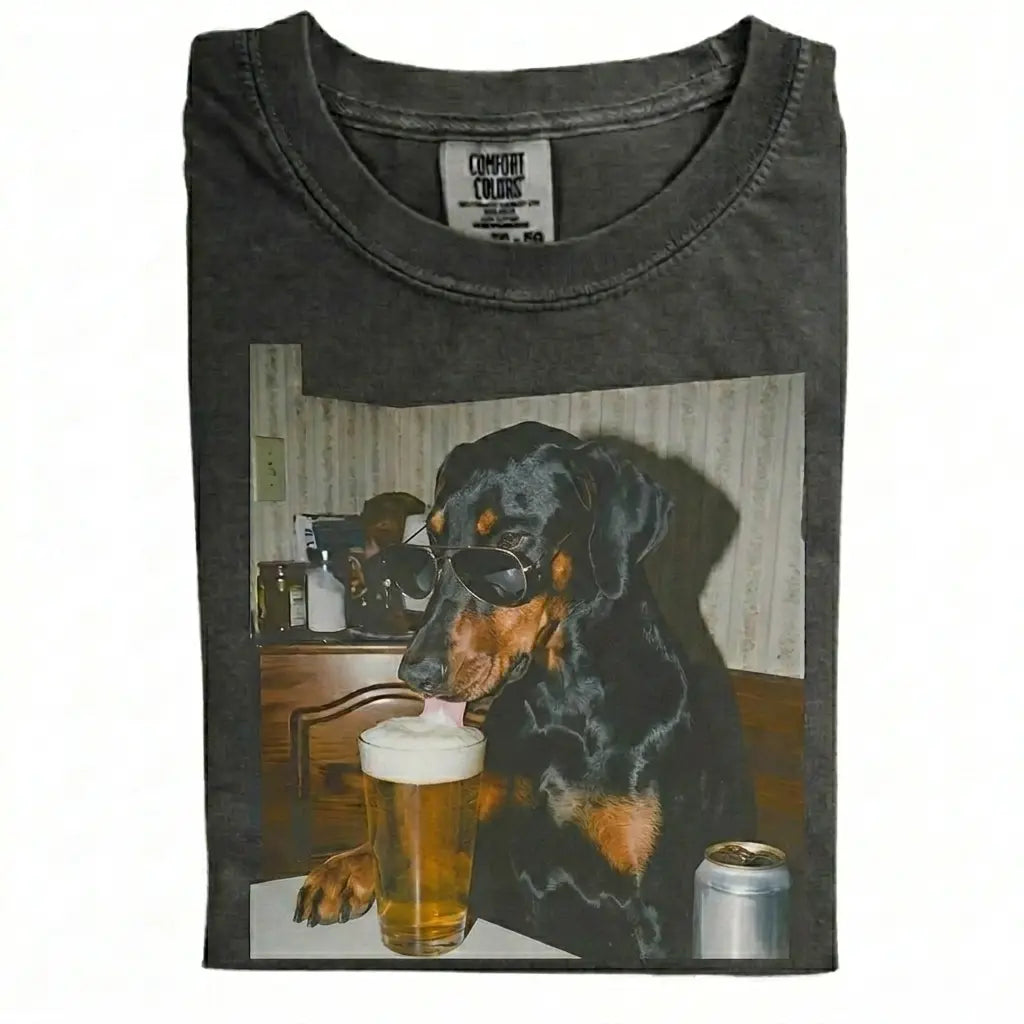 Dog Drinking Beer Meme Gift for Dog Lovers T-Shirt/Sweatshirt/Hoodie