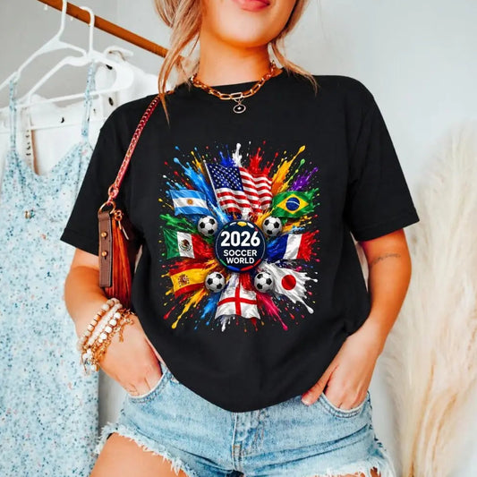 2026 New Soccer T-Shirt Sweatshirt Hoodie
