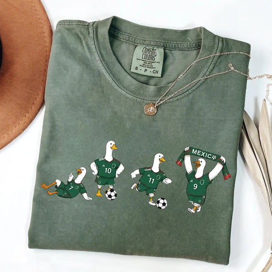 Funny Goose Mexico Soccer T-Shirt Sweatshirt Hoodie