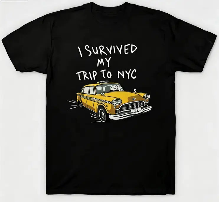 Tom I Survived My Trip To NYC White T-Shirt Sweatshirt Hoodie