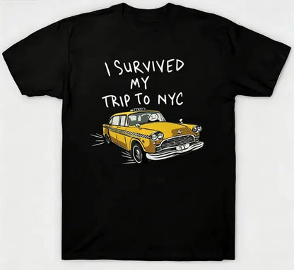 Tom I Survived My Trip To NYC White T-Shirt Sweatshirt Hoodie