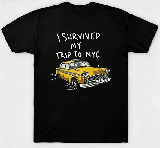 Tom I Survived My Trip To NYC White T-Shirt Sweatshirt Hoodie