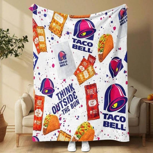 Taco Bell Themed Blanket