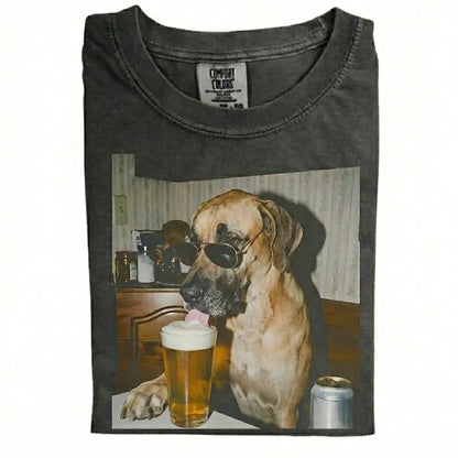 Dog Drinking Beer Meme Gift for Dog Lovers T-Shirt/Sweatshirt/Hoodie