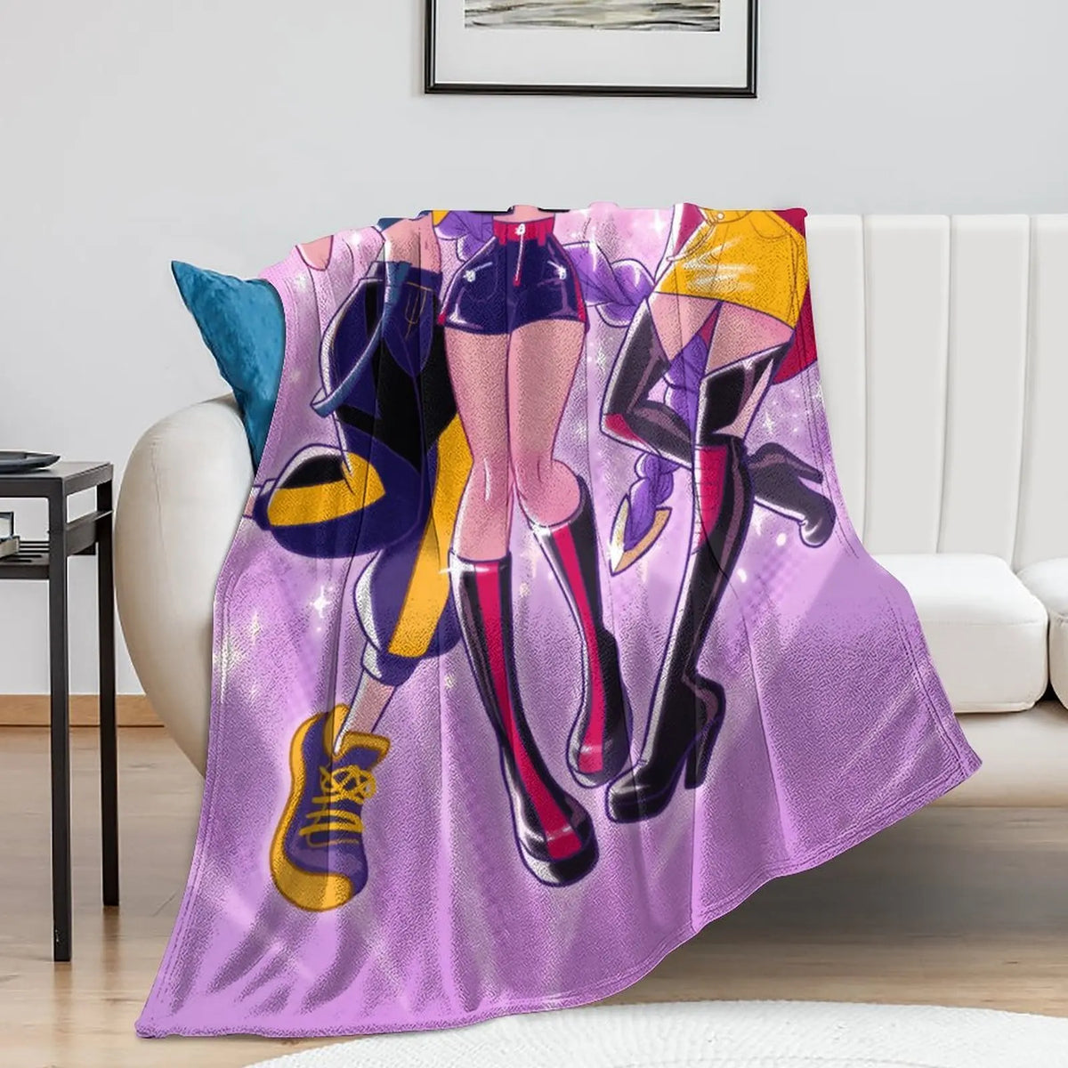 Kpop Fantasy Idol Theme  Flannel Blanket