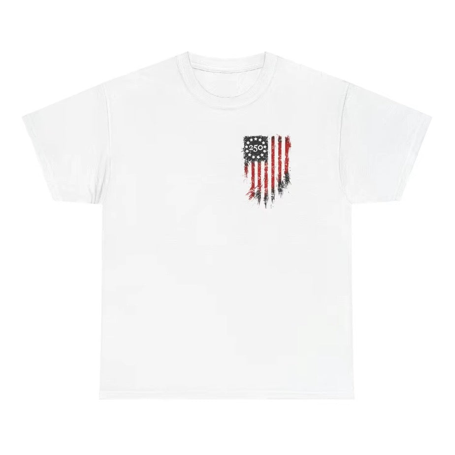 250th Anniversary Distressed American Flag T-Shirt Sweatshirt Hoodie