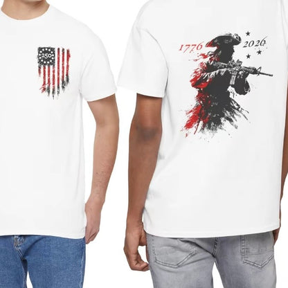 250th Anniversary Distressed American Flag T-Shirt Sweatshirt Hoodie