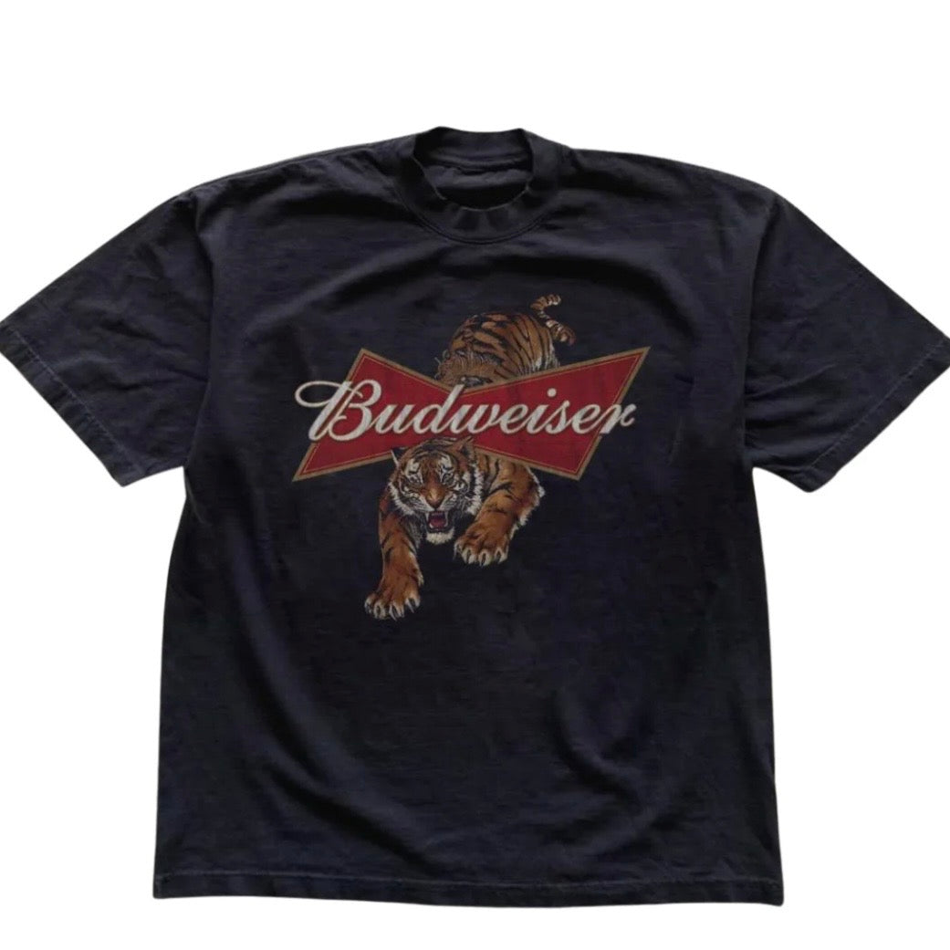 Vintage Budweiser Tiger Graphic T-Shirt Sweatshirt Hoodie