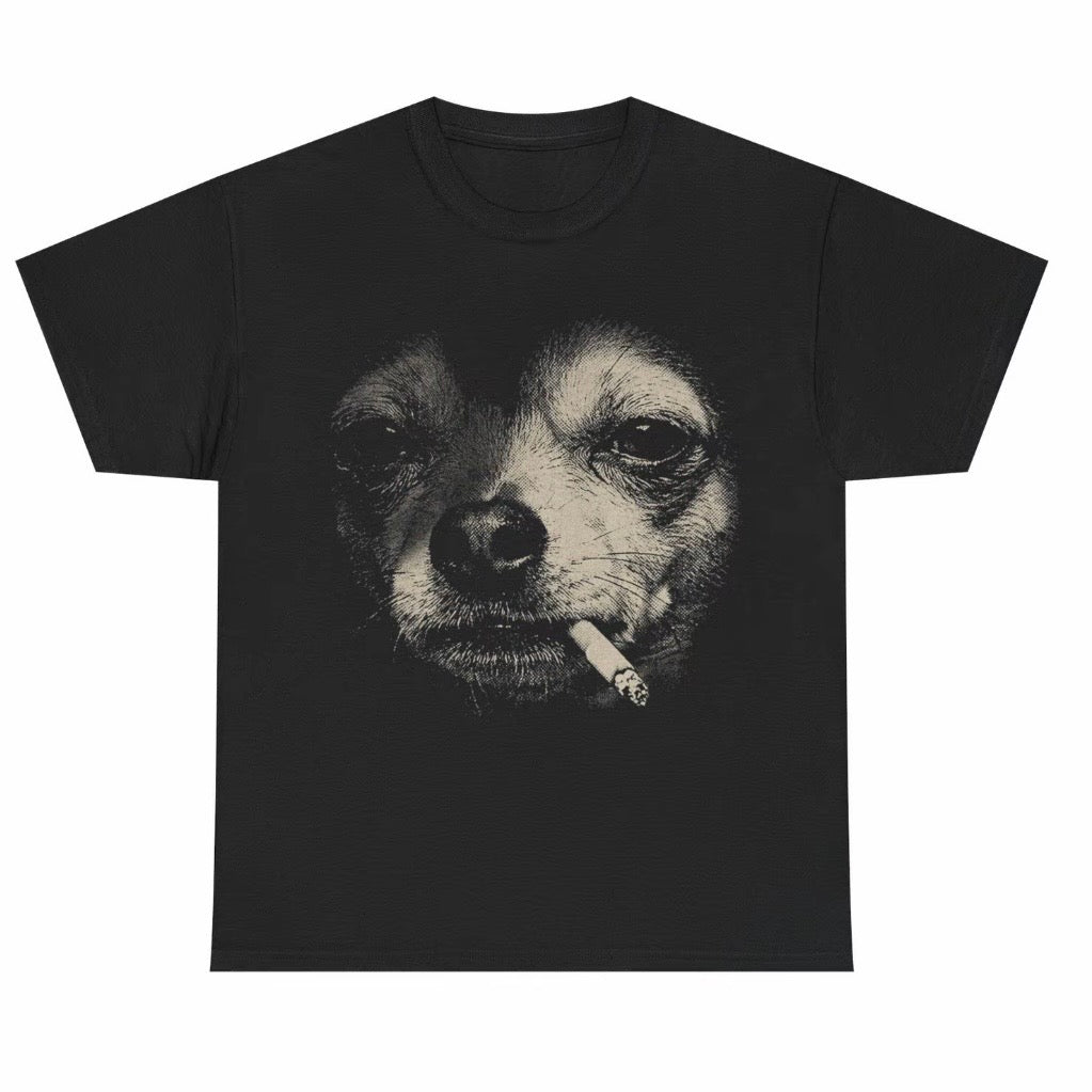 Funny Dog Smoking T-Shirt Sweatshirt Hoodie