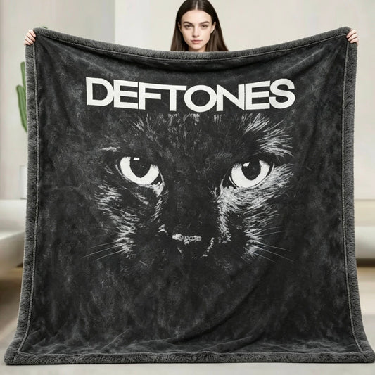 Black Cat Deftones Blanket