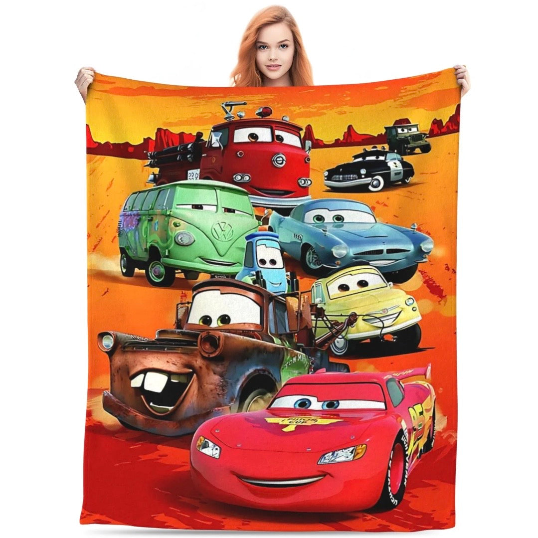 Cars Movie Fleece Throw Blanket