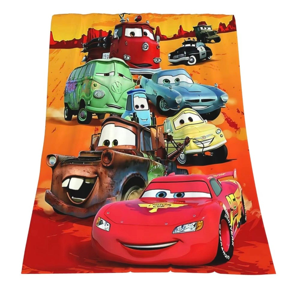 Cars Movie Fleece Throw Blanket