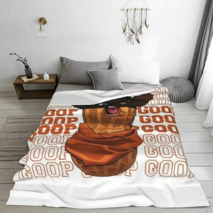 Arc Raiders The Burnt Peanut Goop Meme Flannel Blanket