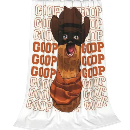 Arc Raiders The Burnt Peanut Goop Meme Flannel Blanket