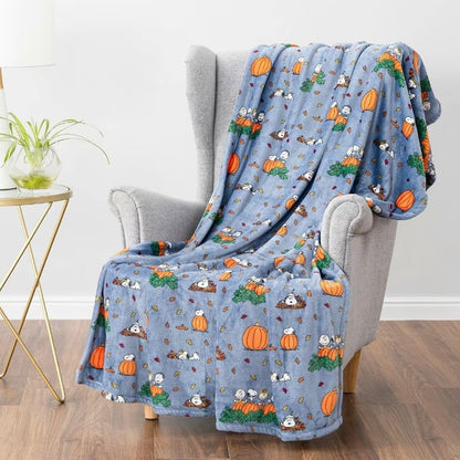 Berkshire Peanuts Halloween Flannel Blanket