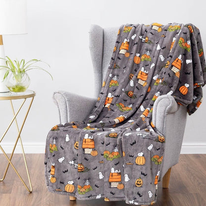 Berkshire Peanuts Halloween Flannel Blanket