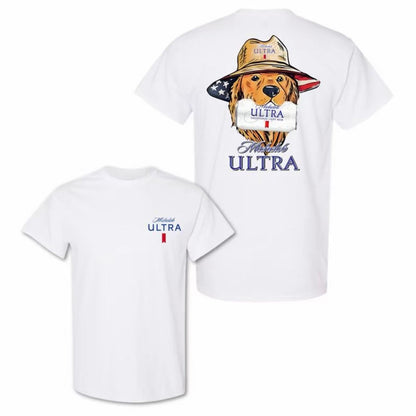 Dog in Hat Hunting Beers T-Shirt/Sweatshirt/Hoodie