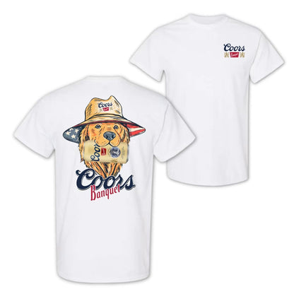 Dog in Hat Hunting Beers T-Shirt/Sweatshirt/Hoodie