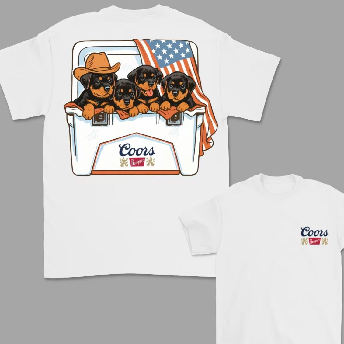 Rottweiler Dog Beers T-Shirt/Sweatshirt/Hoodie