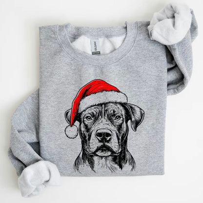 Festive Santa Paws Holiday Dog Pullover ASH T-Shirt/Sweatshirt/Hoodie
