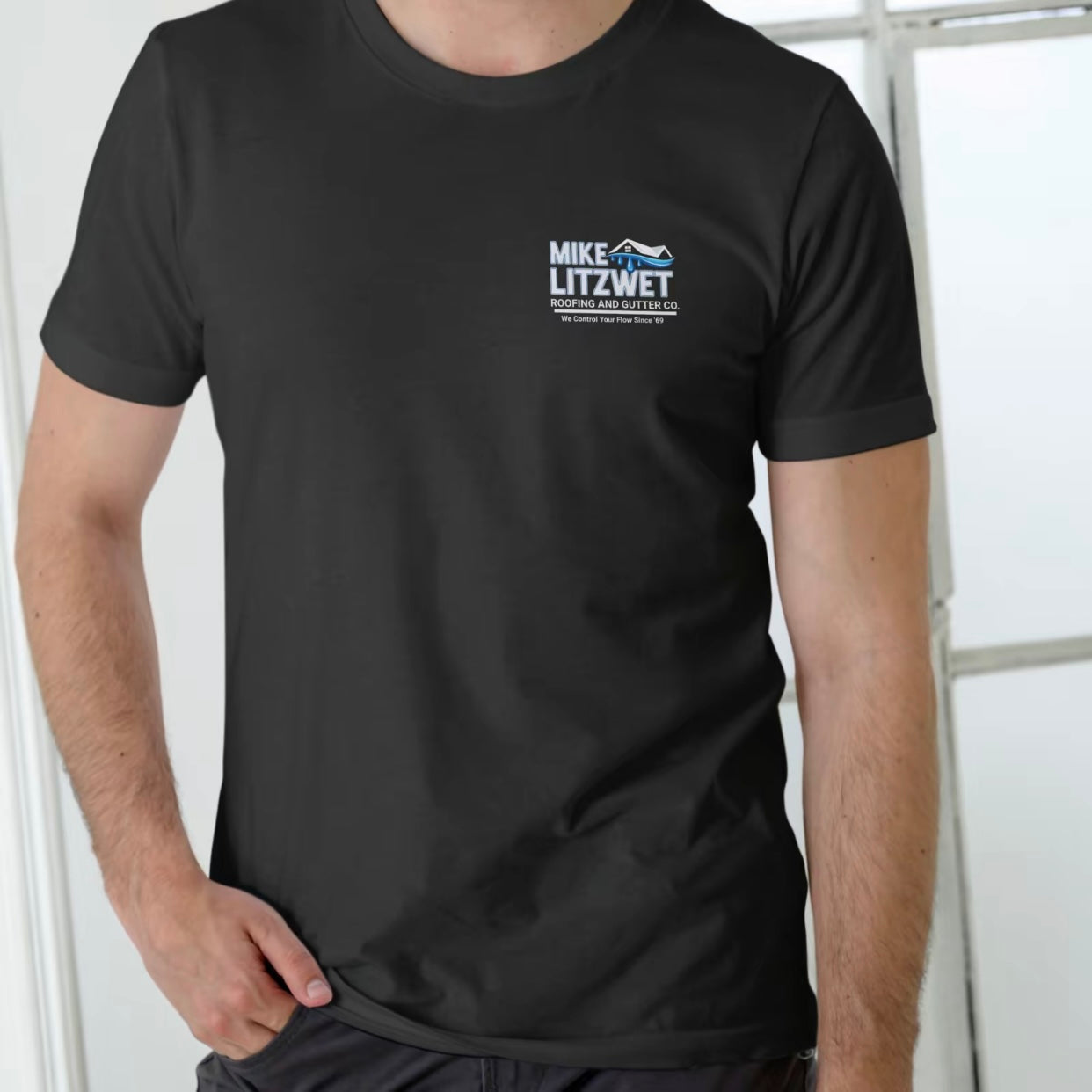 Mike Litzwet Roofing and Gutter Co. Funny T-Shirt/Sweatshirt/Hoodie