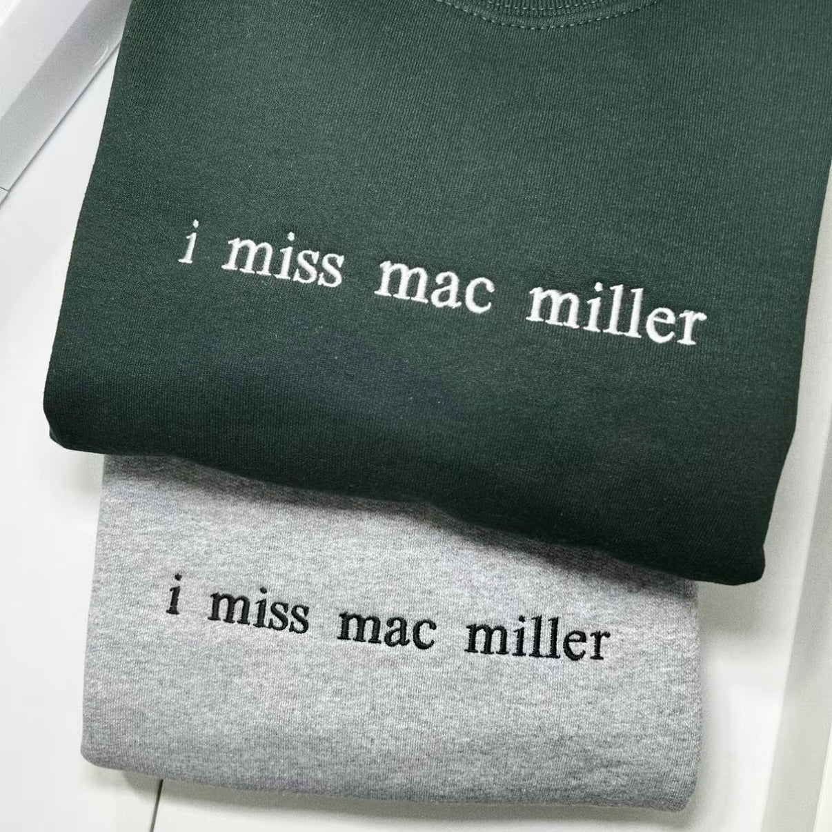 I Miss Mac Miller Embroidered T-Shirt/Sweatshirt/Hoodie