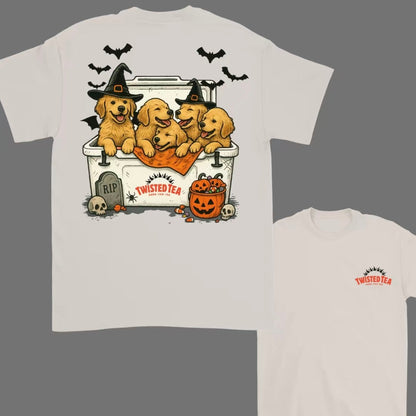 Golden Retriever Dogs Beer Halloween T-Shirt/Sweatshirt/Hoodie