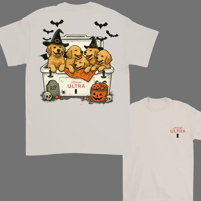 Golden Retriever Dogs Beer Halloween T-Shirt/Sweatshirt/Hoodie